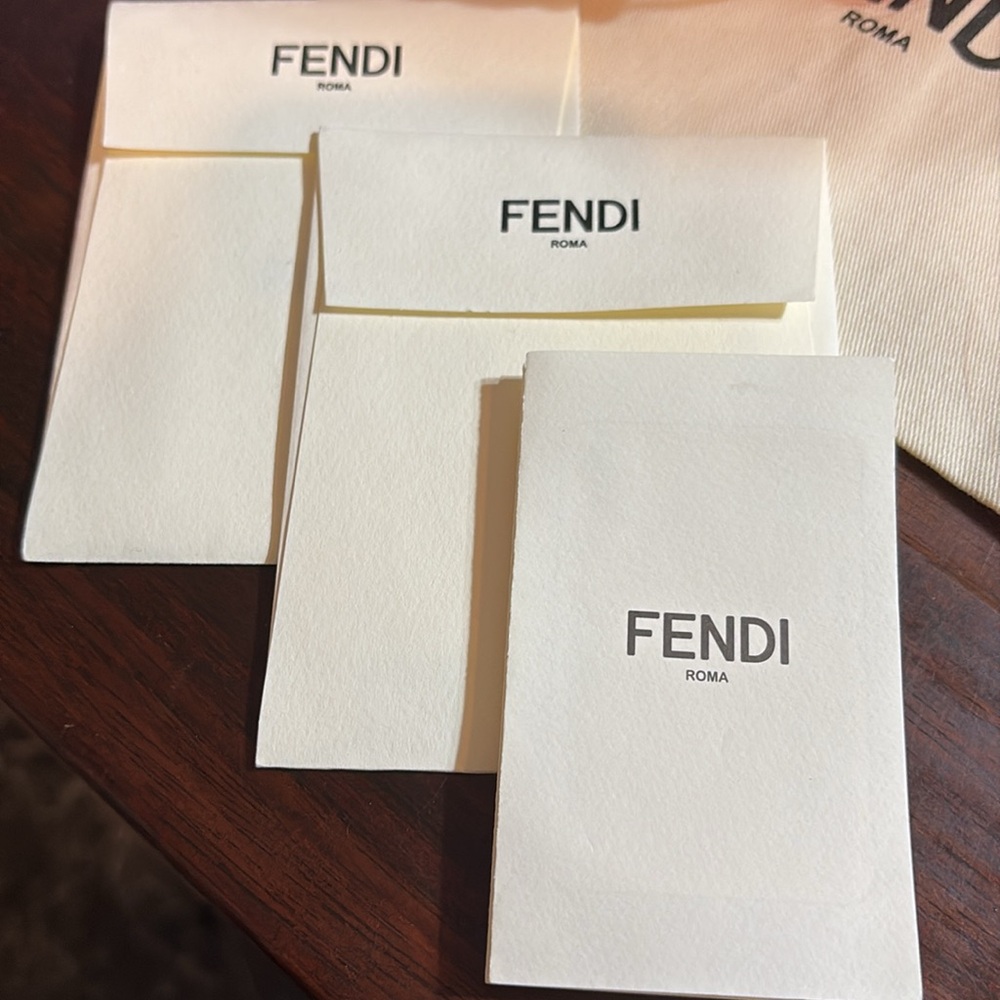 FENDI Punkito Nappa Leather Studded Bag Charm/Keychain - Picture 6 of 6